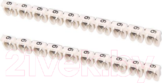 Изображение товара Маркер кабельный TDM SQ0534-0040 (100шт,белый)