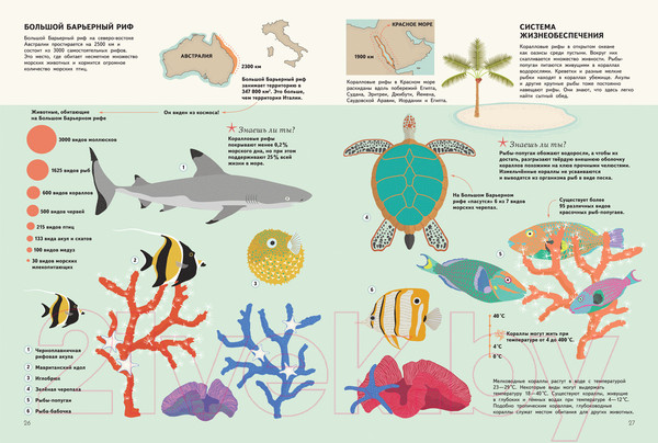 Изображение товара Энциклопедия Росмэн Подводный мир. Визуальный гид (Вайс С.)