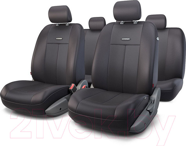 Изображение товара Комплект чехлов для сидений Autoprofi TT-902P BK/BK