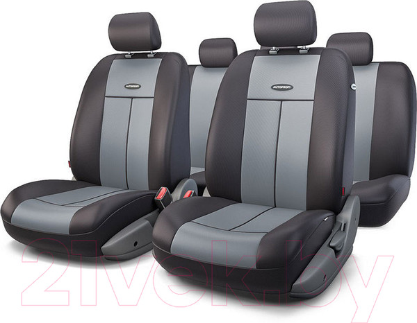 Изображение товара Комплект чехлов для сидений Autoprofi TT-902P BK/D.GY