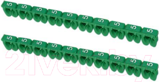 Изображение товара Маркер кабельный TDM SQ0534-0021 (150шт, зеленый)