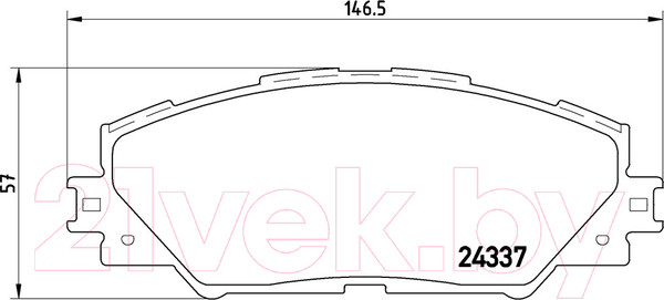 Изображение товара Тормозные колодки Brembo P83071