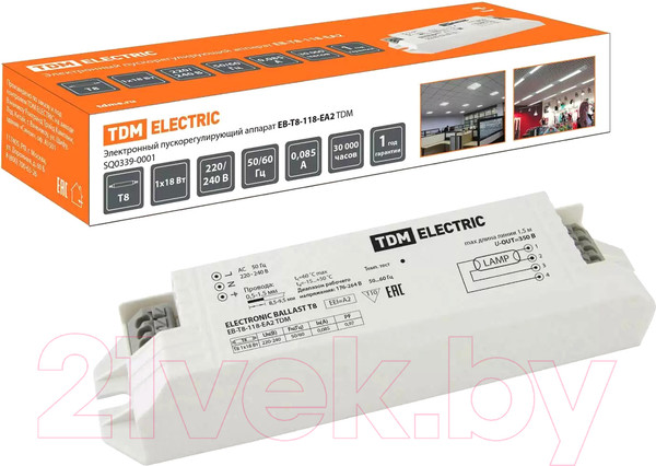 Изображение товара Дроссель для ламп (ЭПРА) TDM SQ0339-0001