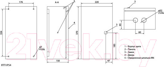 Изображение товара Ящик силовой TDM SQ1601-0015