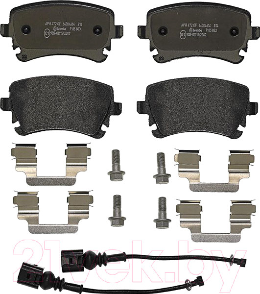 Изображение товара Тормозные колодки Brembo P85083