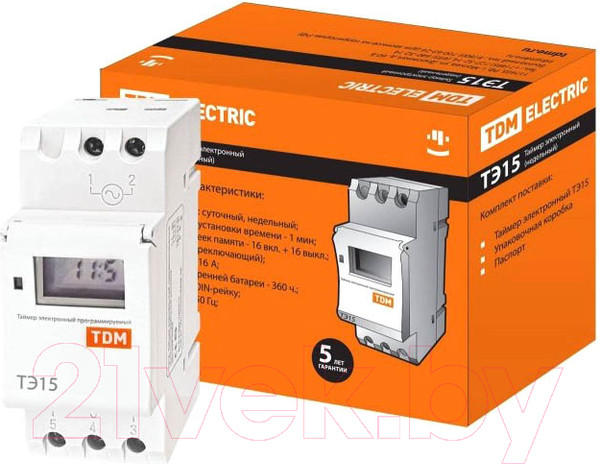 Изображение товара Таймер электронный TDM SQ1503-0005