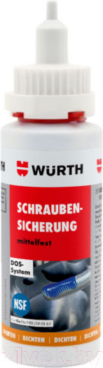 Изображение товара Фиксатор резьбы Wurth 0893243050 (50г)