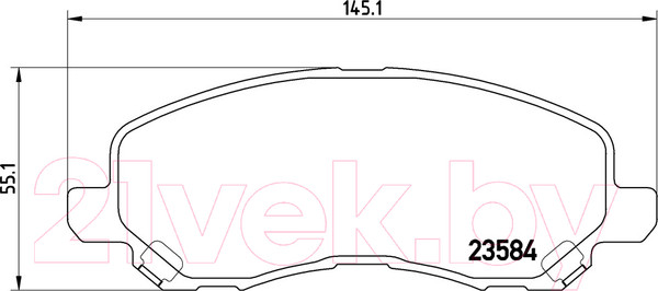 Изображение товара Тормозные колодки Brembo P54030