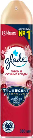 Изображение товара Освежитель воздуха Glade Пион и сочные ягоды (300мл)