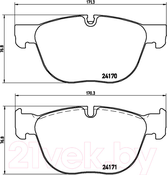 Изображение товара Тормозные колодки Brembo P06049