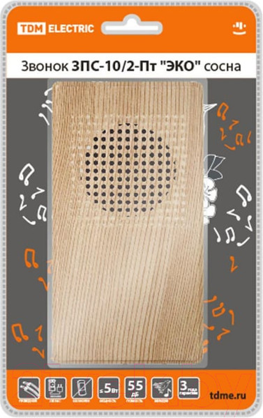 Изображение товара Электрический звонок TDM SQ1901-0026