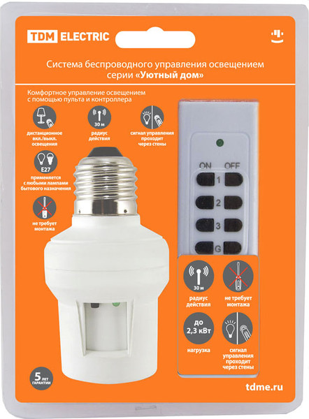 Изображение товара Электропатрон TDM SQ1508-0201