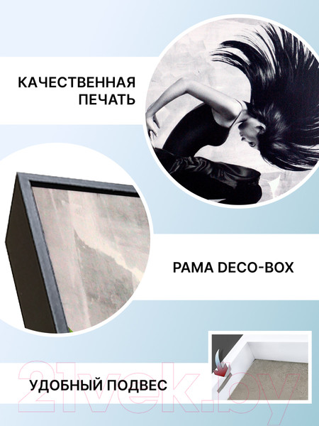 Изображение товара Картина Декарт Девушка в танце 8Л1517 (в раме)