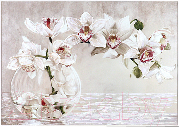 Изображение товара Картина Декарт Белая орхидея 8Л1638 (в раме)