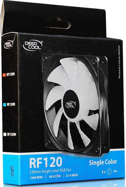 Изображение товара Вентилятор для корпуса Deepcool RF120R (DP-FLED-RF120-RD)