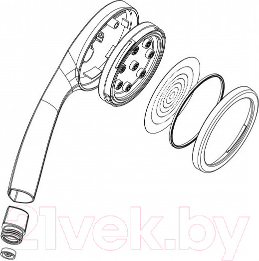 Изображение товара Лейка ручного душа IDDIS SpaHome SPA1F00i18