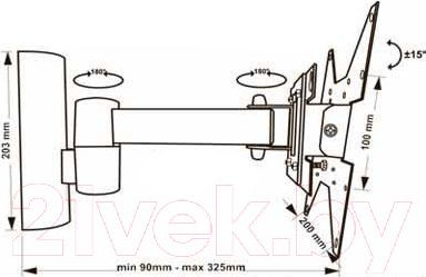 Изображение товара Кронштейн для телевизора Electric Light КБ-01-63
