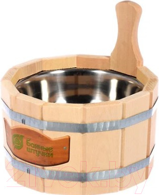 Изображение товара Шайка Банные Штучки Цветы / 33215 (3.5л)