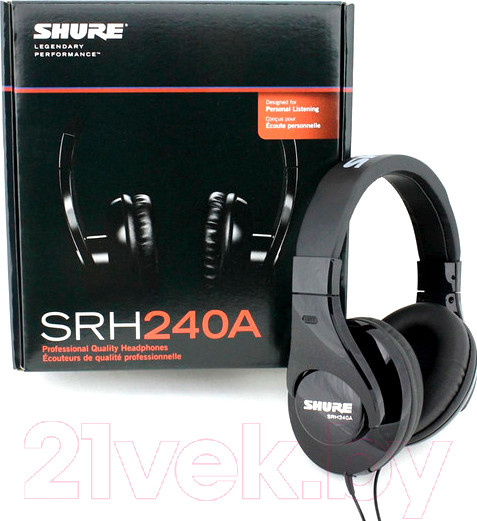 Изображение товара Наушники Shure SRH240A-E