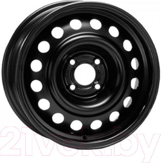 Изображение товара Штампованный диск ТЗСК Lada 15x6" 4x98мм DIA 58.5мм ET 35мм Черный