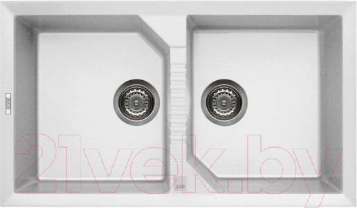 Изображение товара Мойка кухонная Elleci Tekno 450 Bianco G68 / LGT45068