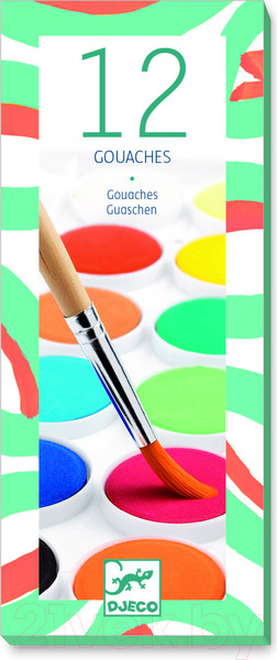 Изображение товара Гуашь Djeco 08803 (12шт)