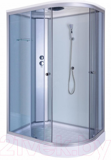 Изображение товара Душевая кабина Coliseum TM-120 L (белый/тонированное стекло)