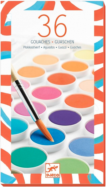 Изображение товара Гуашь Djeco 36 цветов / 08873