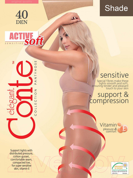Изображение товара Колготки Conte Elegant Active Soft 40 (р.6, shade)