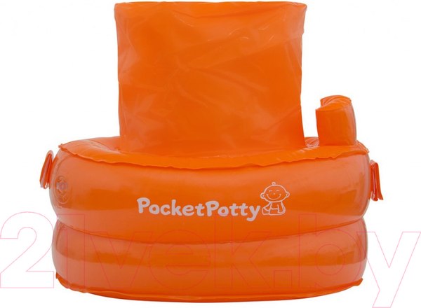 Изображение товара Дорожный горшок ROXY-KIDS PocketPotty / PP-3102R (оранжевый)