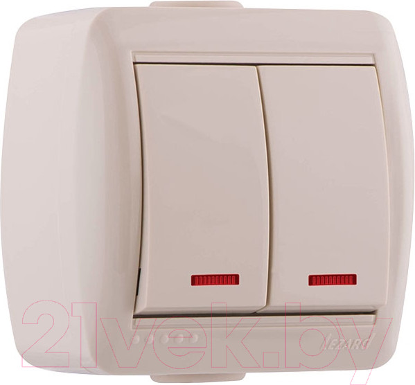 Изображение товара Выключатель Lezard Nata 710-0300-112