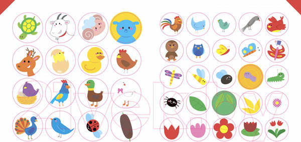 Изображение товара Развивающая книга Робинс Мой первый альбом с большими наклейками