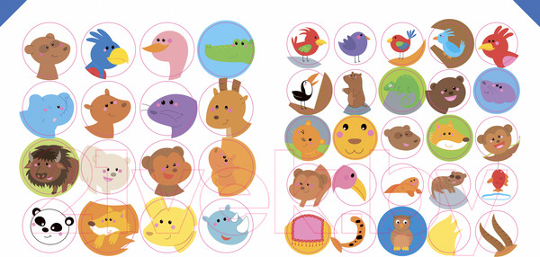 Изображение товара Развивающая книга Робинс Мой первый альбом с большими наклейками