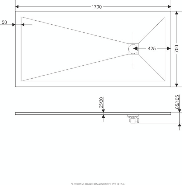 Изображение товара Душевой поддон RGW ST-0177W / 16152717-01