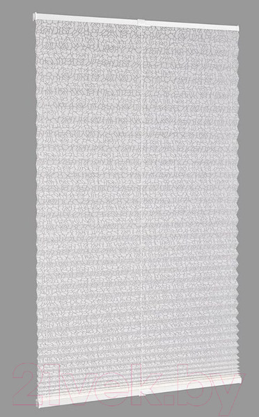 Изображение товара Штора-плиссе Delfa Basic Transparent СПШ-31102 (52x160, белый)