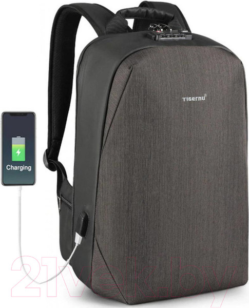 Изображение товара Рюкзак Tigernu T-B3669 15.6" (черный/коричневый)
