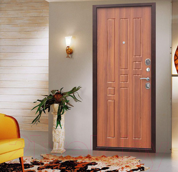 Изображение товара Входная дверь Гарда 8мм Рустикальный дуб (96x205, левая)