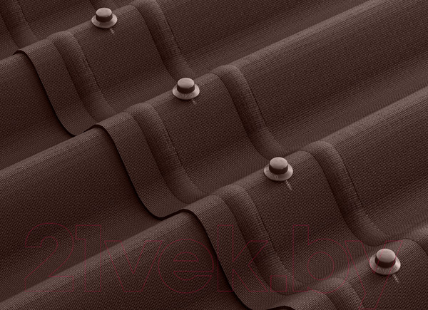 Изображение товара Лист кровельный Onduline Smart P2205Ru (1950х950, коричневый)