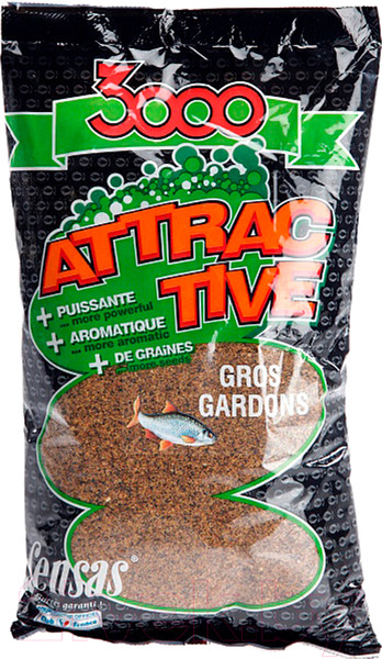 Изображение товара Прикормка рыболовная Sensas 3000 Attractive Gros Gardon / 15592 (1кг)
