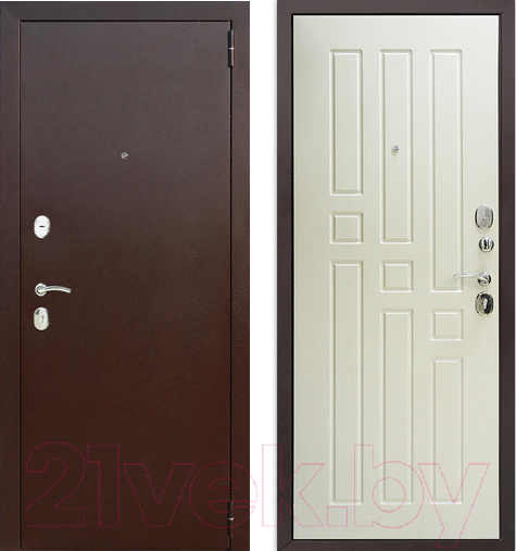 Изображение товара Входная дверь Гарда 8мм Белый ясень (86x205, правая)