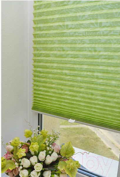 Изображение товара Штора-плиссе Delfa Самоа СПШ-332 (62x160, салатовый)