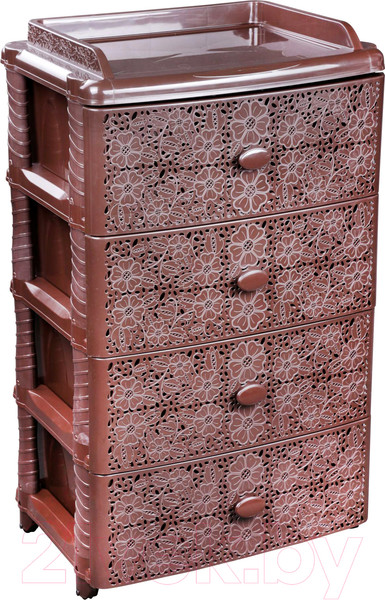 Изображение товара Комод пластиковый Альтернатива Лаура / М6874 (венге)