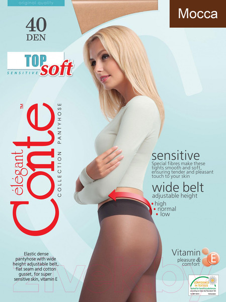 Изображение товара Колготки Conte Elegant Top Soft 40 (р.4, mocca)