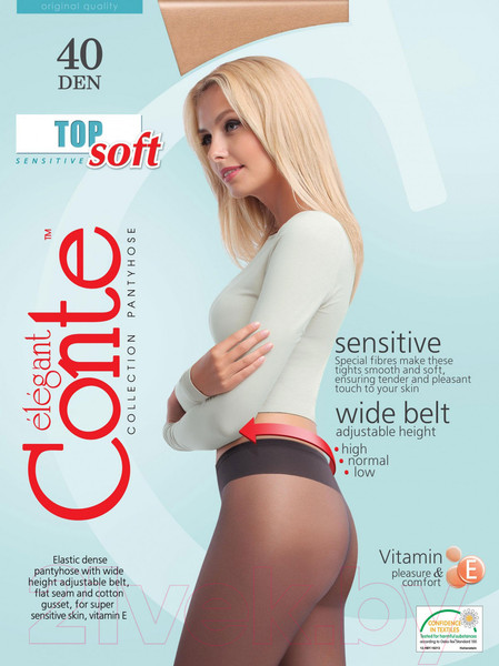 Изображение товара Колготки Conte Elegant Top Soft 40 (р.4, natural)