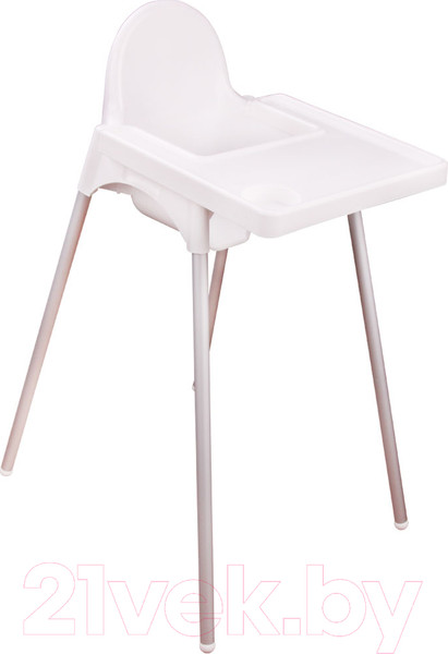 Изображение товара Стульчик для кормления Альтернатива М6247 (белый)