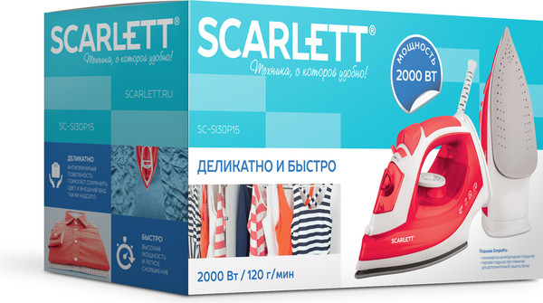 Изображение товара Утюг Scarlett SC-SI30P15