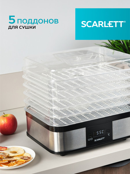 Изображение товара Сушилка для овощей и фруктов Scarlett SC-FD421T19