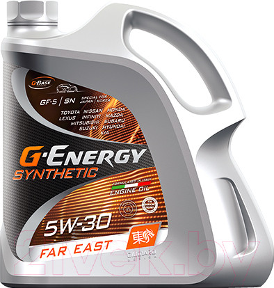 Изображение товара Моторное масло G-Energy Synthetic Far East 5W30 / 253142415 (4л)