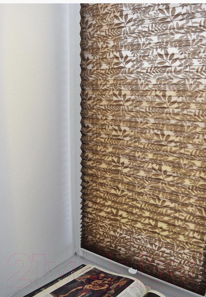 Изображение товара Штора-плиссе Delfa Самоа СПШ-333 (68x160, шоколадный)