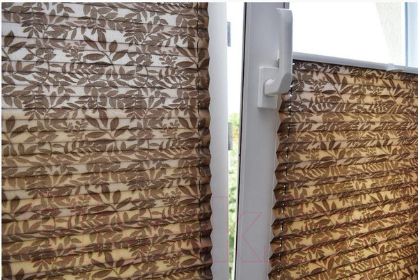 Изображение товара Штора-плиссе Delfa Самоа СПШ-333 (81x160, шоколадный)